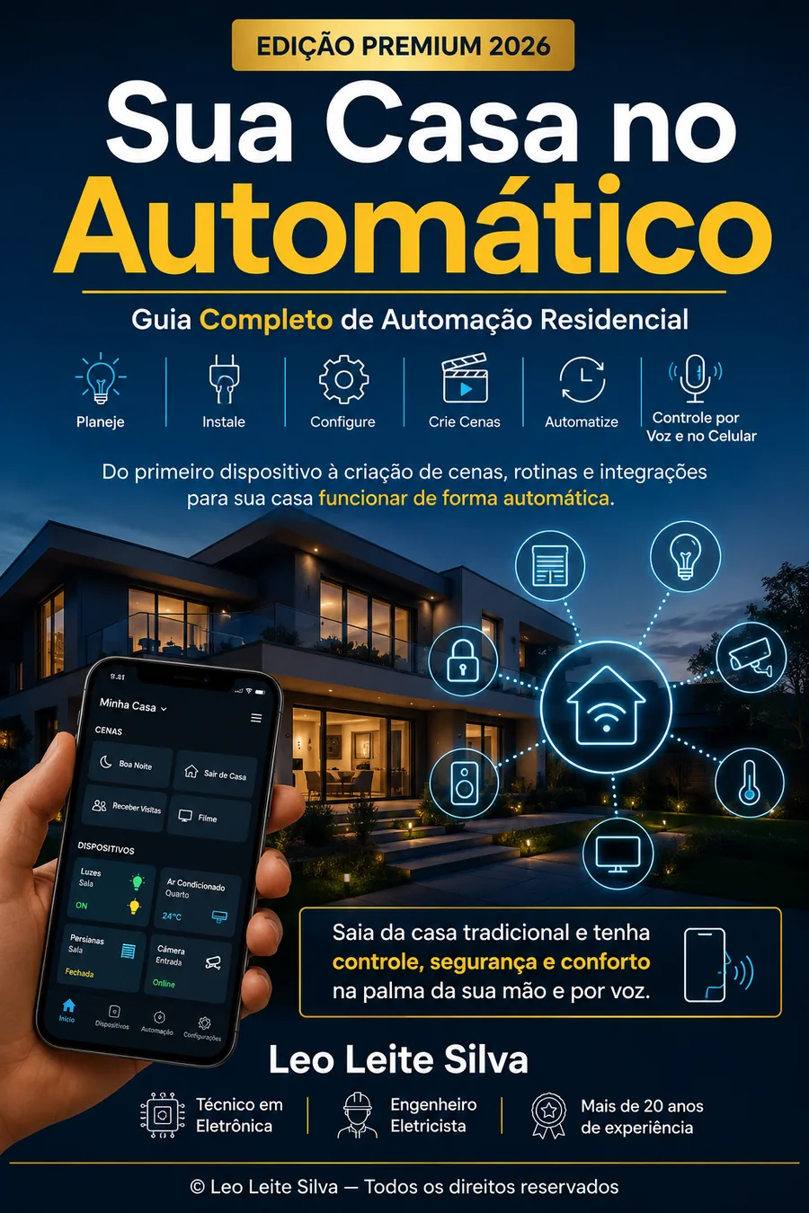 Capa do guia Sua Casa no Automático